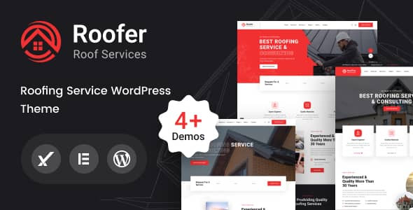 Roofer v1.0 Nulled - Roofing Services WordPress Theme + RTL