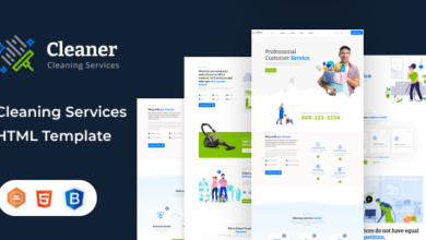 Cleaner Nulled - Cleaning Services HTML Template