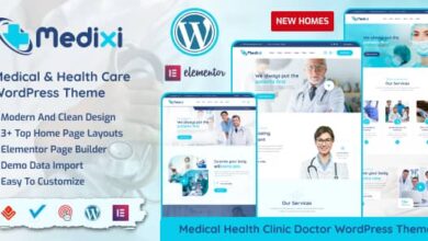 Medixi v1.1.0 Nulled - Doctor & Medical Care WordPress Theme