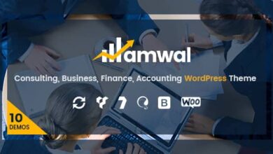 Amwal v1.3.8 Nulled - Consulting Finance WordPress Theme