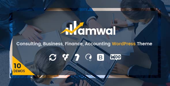 Amwal v1.3.8 Nulled - Consulting Finance WordPress Theme