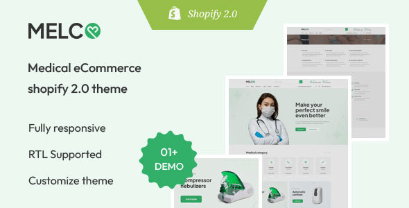 Malco Nulled - Medical & Health Store Shopify Theme