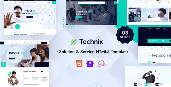 Technix Nulled - Technology & IT Solutions HTML Template