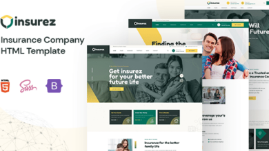 Insurez Nulled - Insurance Company HTML Template