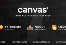 Canvas v7.1.1 Nulled - The Multi-Purpose HTML5 Template