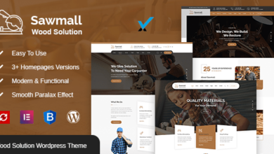 Sawmall v1.3 Nulled - Carpenter and Craftman WordPress Theme