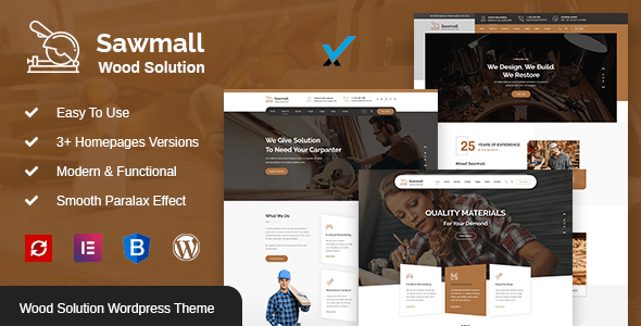 Sawmall v1.3 Nulled - Carpenter and Craftman WordPress Theme