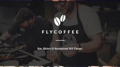 FlyCoffee Shop v1.0.20 Nulled - Responsive Cafe and Restaurant WordPress Theme