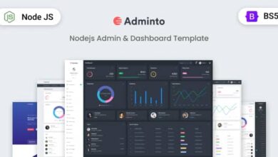 Adminto Nulled - NodeJS Admin & Dashboard Template