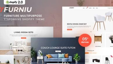 Furniu v1.0 Nulled - Furniture Multipurpose Responsive Shopify Theme