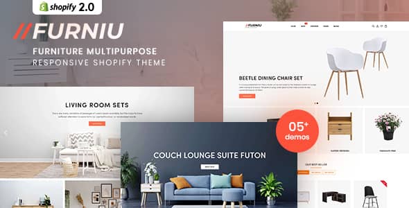 Furniu v1.0 Nulled - Furniture Multipurpose Responsive Shopify Theme