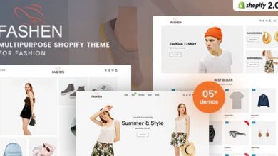 Fashen Nulled - Multipurpose Shopify Theme for Fashion