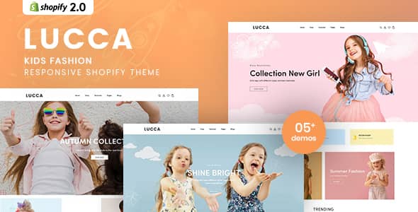 Lucca Nulled - Kids Fashion Responsive Shopify Theme