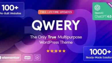 Qwery v3.0 Nulled - Multi-Purpose Business WordPress Theme + RTL