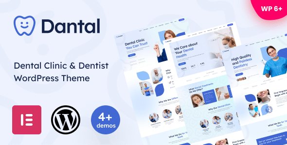 Dantal v1.0.0 Nulled - Dental Clinic & Dentist WordPress Theme