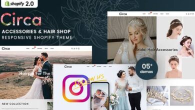Circa v1.0 Nulled - Accessories & Hair Shop Shopify theme