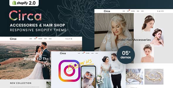 Circa v1.0 Nulled - Accessories & Hair Shop Shopify theme