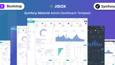 Jidox v1.1.0 Nulled - Symfony Material Design Bootstrap UI Template