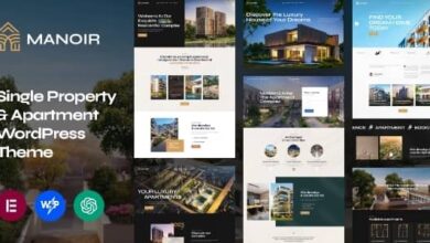 Manoir v1.0 Nulled - Single Property & Apartment WordPress Theme