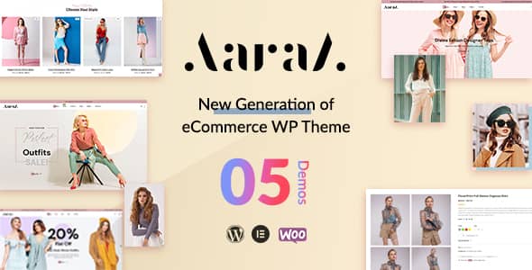 Aaraa v1.0.2 Nulled - Fashion Shop Theme