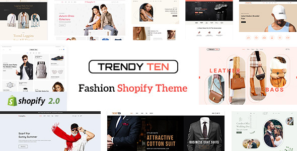TrendyTen Nulled - Multipurpose Shopify