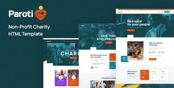 Paroti Nulled - Non Profit Charity HTML Template