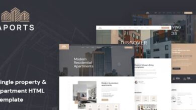 Aports Nulled - Single Property HTML Template