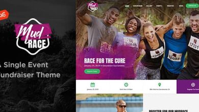MudRace v2.7 Nulled - A Single Event Fundraiser Theme