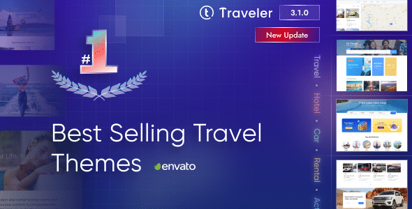 Traveler v3.1.0 Nulled - Travel Booking WordPress Theme