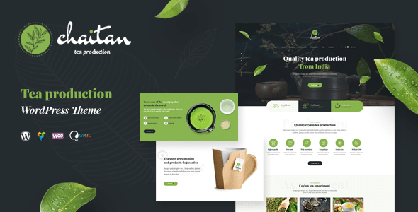 Chaitan v1.2.5 Nulled - Tea Production Company & Organic Store WordPress Theme