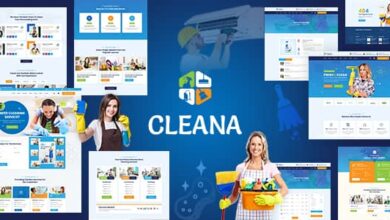 Cleana Nulled - Cleaning Services HTML5 Website Template