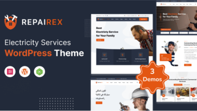 Repairex v1.0 Nulled - Electricity Services WordPress Theme + RTL