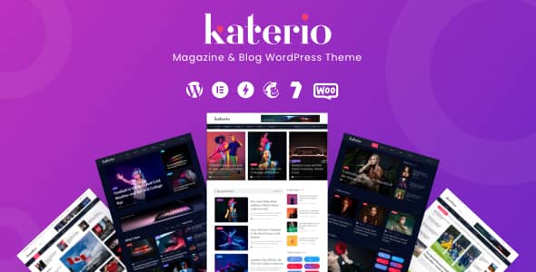 Katerio v1.1 Nulled - Magazine & Blog WordPress Theme