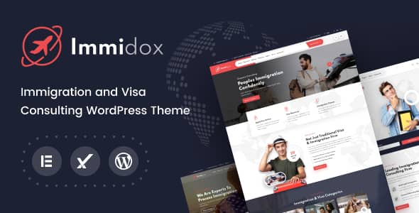 Immidox v1.0 Nulled - Immigration and Student consultancy Wordpress Theme + RTL