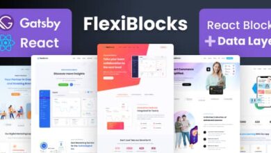 FlexiBlocks v4.0.0 Nulled - React Gatsby Landing Page Templates