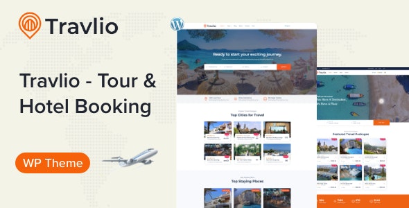 Travlio v1.0.4 Nulled - Travel Booking WordPress Theme