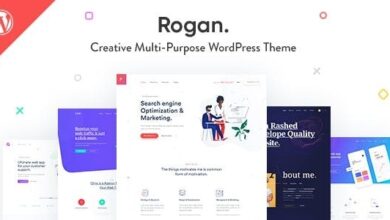 Rogan v1.8.2 Nulled - Creative Multipurpose WordPress Theme for Agency, Saas, Portfolio