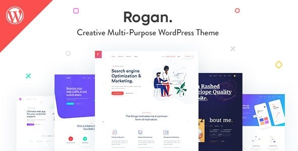 Rogan v1.8.2 Nulled - Creative Multipurpose WordPress Theme for Agency, Saas, Portfolio