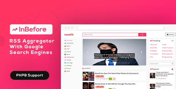 InBefore v1.0.6 Nulled - News Aggregator with Search Engine