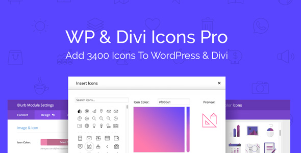 WP and Divi Icons Pro v2.0.8 Free