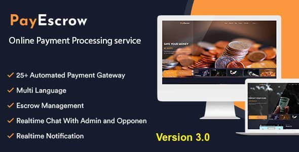 PayEscrow v3.1.2 Nulled - Online Payment Processing Service