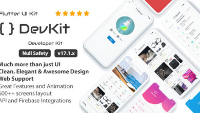 DevKit v17.1.3 Nulled - Flutter UI Kit