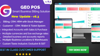 Geo POS v8.2 Nulled - Point of Sale, Billing and Stock Manager Application