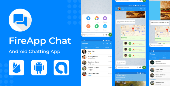 FireApp Chat v2.2 Nulled - Android Chatting App with Groups