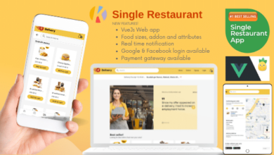 Karenderia Single Restaurant Website Food Ordering and Restaurant Panel v1.0.3 Free