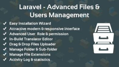 Laravel v2.0.2 Nulled - Advanced Files & Users Management