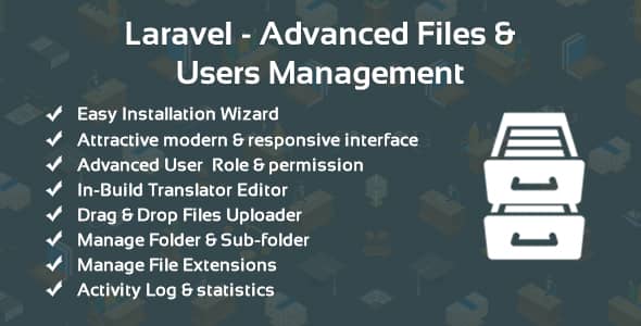Laravel v2.0.2 Nulled - Advanced Files & Users Management
