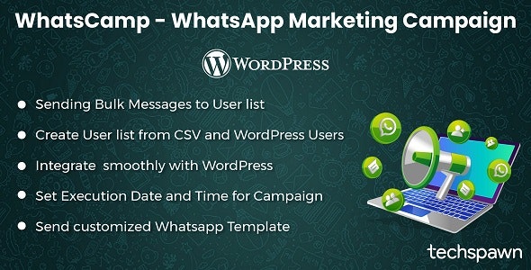 WhatsCamp v1.0.1 Nulled - WhatsApp Marketing Campaign for WordPress