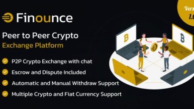 Finounce v1.1 Nulled - An Advance Peer to Peer Crypto Exchange Platform