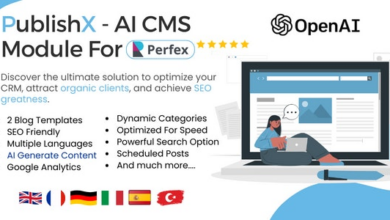 PublishX v1.0 Nulled - AI Powered CMS For Perfex CRM